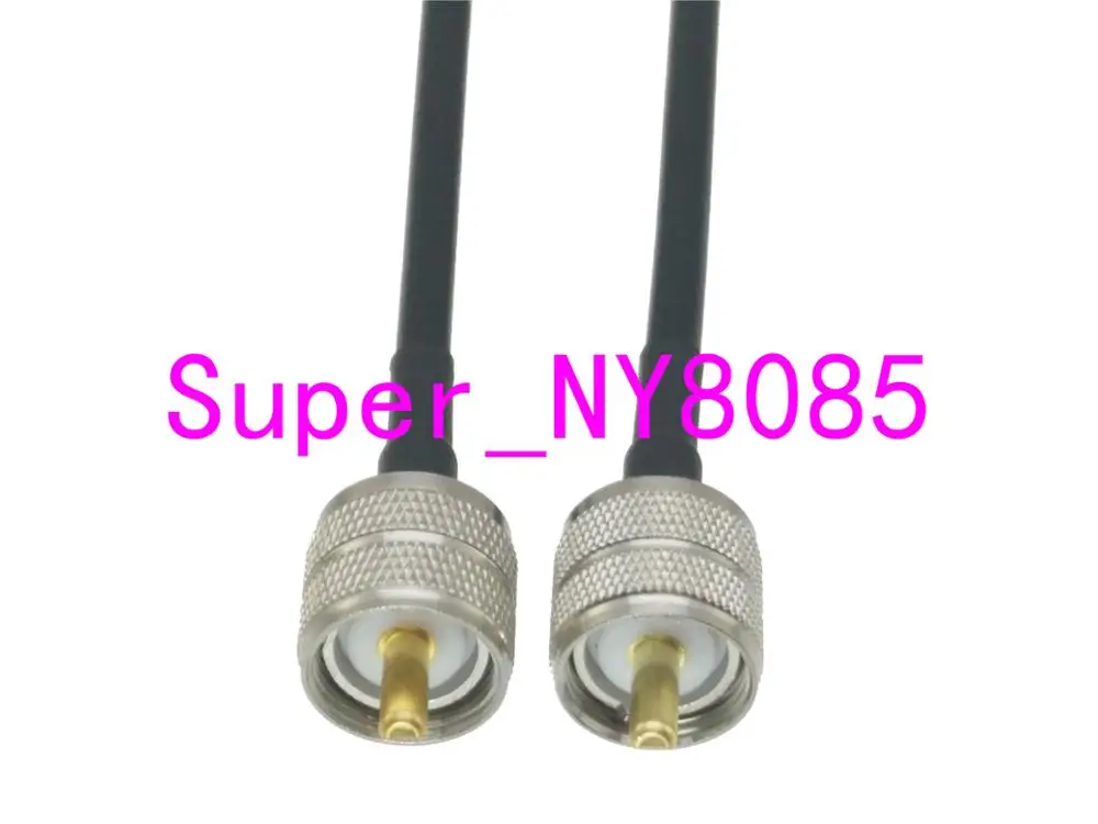 

RG58 Cable UHF PL259 Male Plug to UHF PL259 Male Plug Straight 6inch~20M