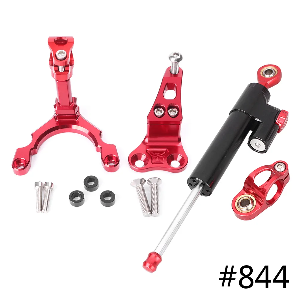 For Kawasaki Z900 CNC Steering Damper Stabilizer w/ Bracket Set Saftety
