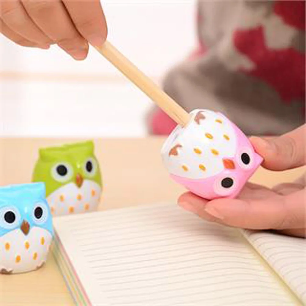 Точилка для карандашей с двумя отверстиями и лезвиями|owl sharpener|pencil sharpenersharpener cutter |