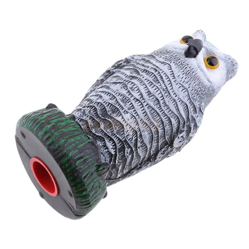 12 Types Simulation Feathered Male Duck Owl Swan Hawk Garden Decor Toy Against Pests Small Birds Rabbit Garden Yard