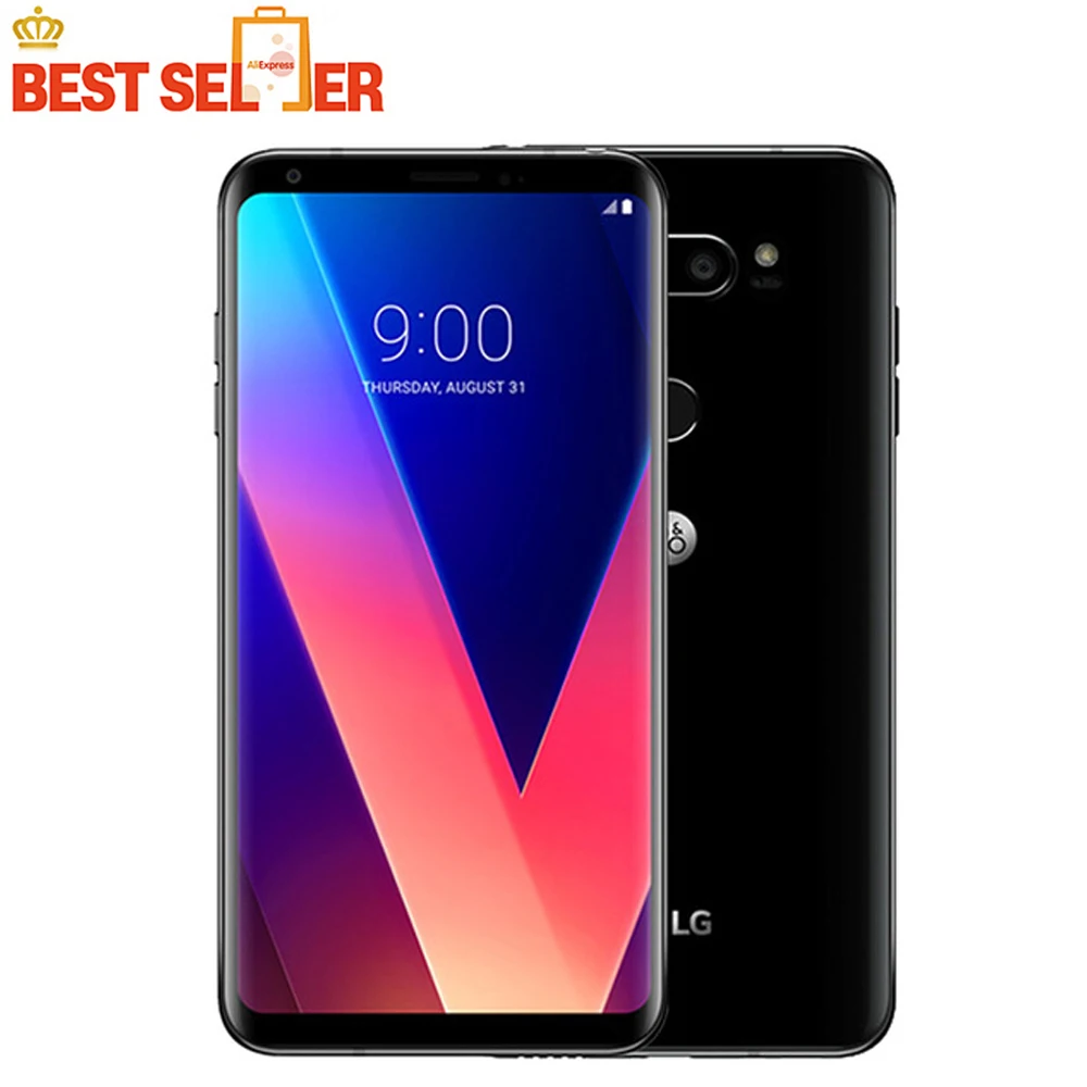 Оригинальные разблокированные Мобильные телефоны LG V30 H931 US998 H930DS 4G LTE ram 4GB rom 128GB Dual