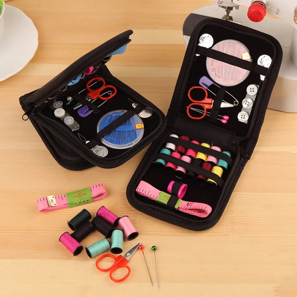 

DIY Multifunction Needle Tape Storage Scissor Thimble Set Threads Sewing Kits