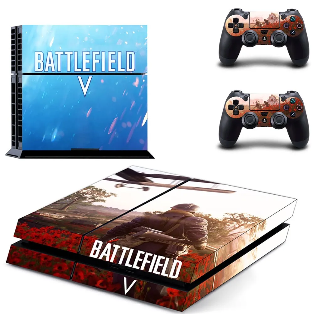 

Battlefield 5 PS4 Skin Sticker for Sony PlayStation 4 Console and 2 controller skins