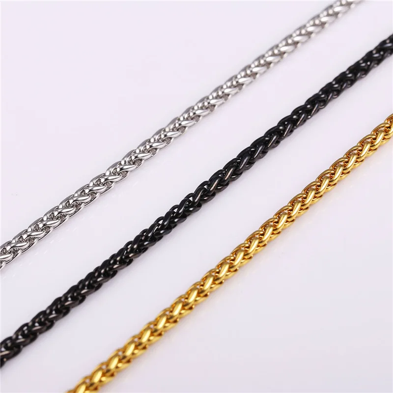 Женский скрученный браслет цепочка из нержавеющей стали 316L|bracelets for|stainless steel mens