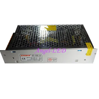 

high quality 12V 10A Slim Power Supply for 5050 3528 Strip Light # 110V 220V 120W led power