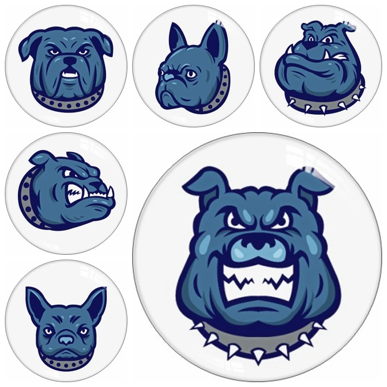 

Handmade Cartoon Animal Dog 10mm 12mm 14mm 16mm 18mm 20mm 25mm 30mm Round Photo Glass Cabochon Dome Flat Back Jewelry Findings