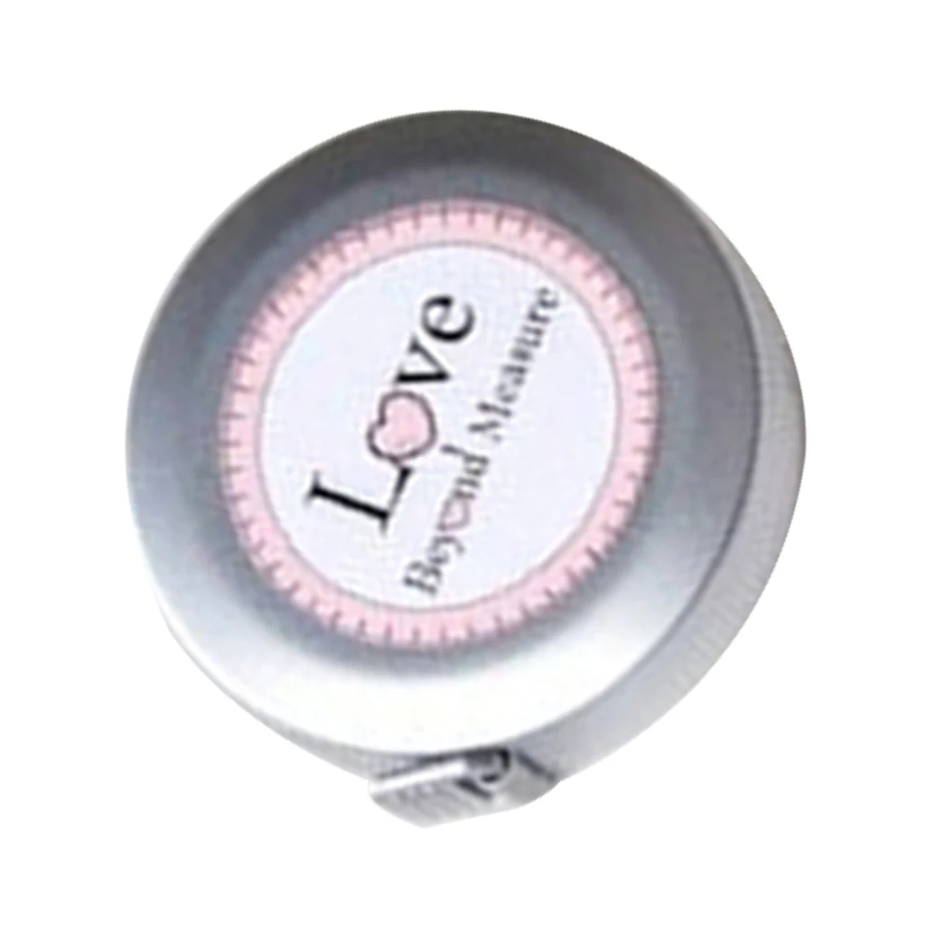 Retractable Round Tape Measure Keychain for Baby Height Wedding Baby Shower Favors 5ft / 1.5m  