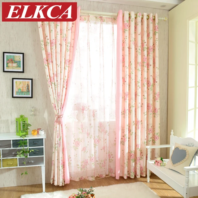 Fl Pink Rustic Curtains For Living Room Bedroom Princess Fl Pink Rustic Curtains For Living Room Bedroom Princess Window Treatment Kids