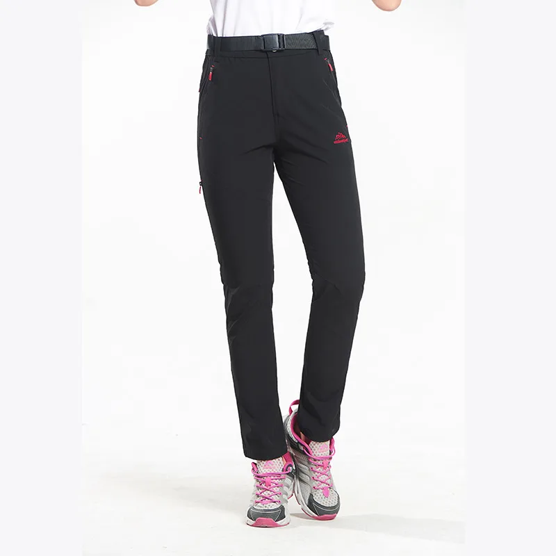 LoClimb de Nylon senderismo verano estiramiento pesca escalada Trekking pantalones impermeable al aire libre mujeres Pantalones deportivos, AW168 LoClimb de Nylon senderismo verano estiramiento pesca escalada Trekking pantalones impermeable al aire libre mujeres Pantalones deportivos, AW168