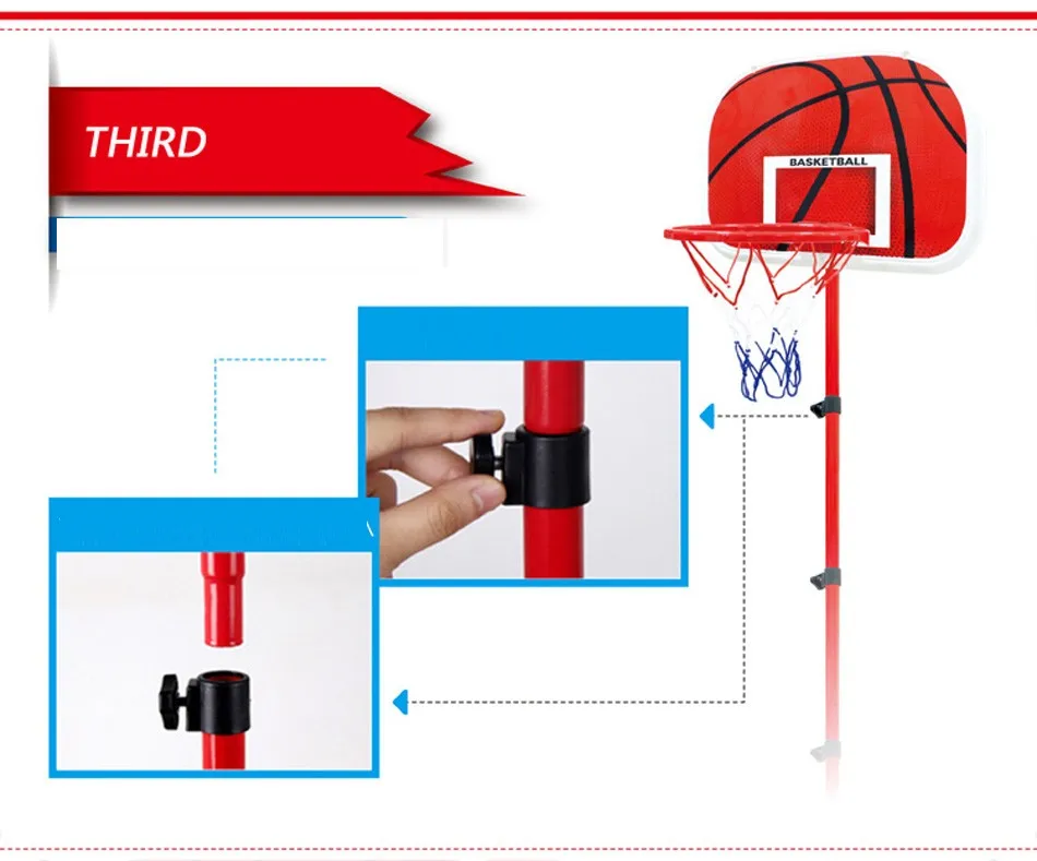 Регулируемый Детские игрушки Баскетбол обруч Крытый Открытый Basquete Tabela игровой деятельности Портативный Баскетбол щит