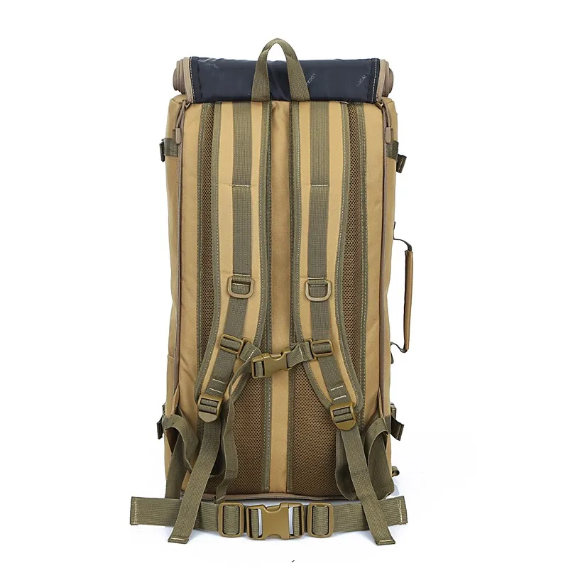 Caliente calidad superior 50L nueva mochila táctica militar Camping bolsas montañismo bolsa de senderismo para hombres mochila de viaje - 4
