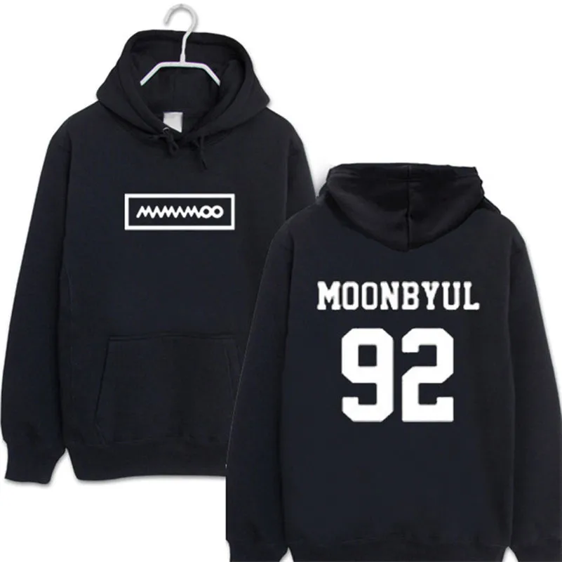 Allkpoper mamamoo Кепки Толстовка [Hello] унисекс Sweatershirt wheein толстовки с капюшоном Для