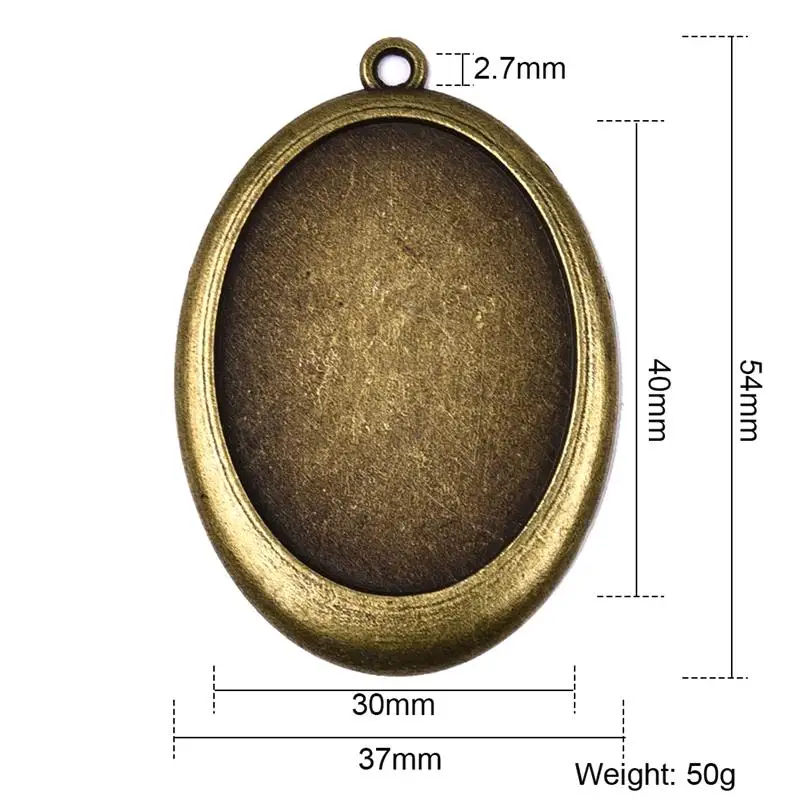 5 шт./лот Цинковый Сплав Кулон Кабошон Установка 10x14 мм плоское овальное гнездо для камня ожерелье под античную бронзу драгоценный камень база ювелирных изделий Компоненты - Цвет: No.17