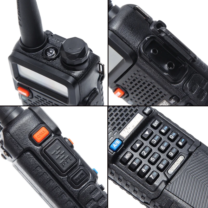 2 шт Baofeng UV-5R с 3800 мАч длинной литий-ионной батареей рация Двухдиапазонная VHF+ UHF UV5R Ham двухсторонняя рация+ 2 шт NA-771 антенна