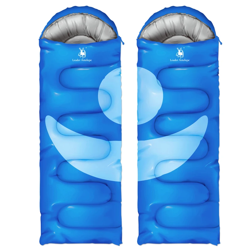 Outdoor camping adult Sleeping bag waterproof keep warm three seasons