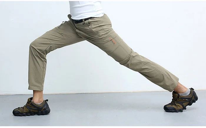NUONEKO летние быстросохнущие Стрейчевые походные брюки мужские уличные Светоотражающие Брюки мужские горный треккинг брюки водонепроницаемые брюки PN12