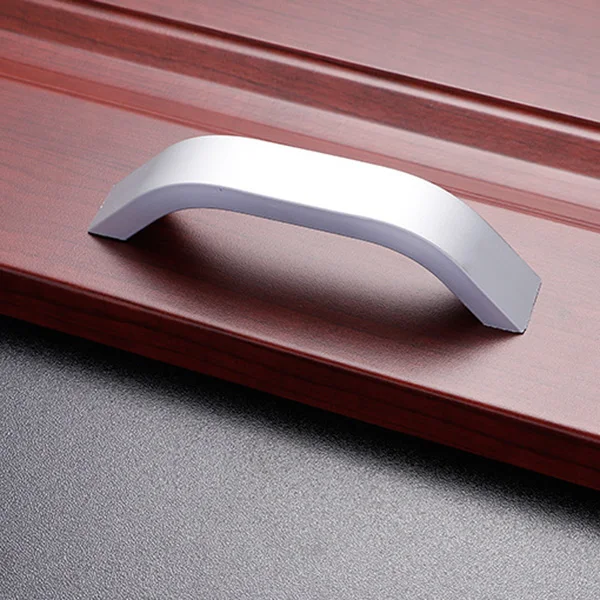 2 предмета Алюминий сплав матовая современный дверная ручка для шкафа Ручка ящика Дверная- M25