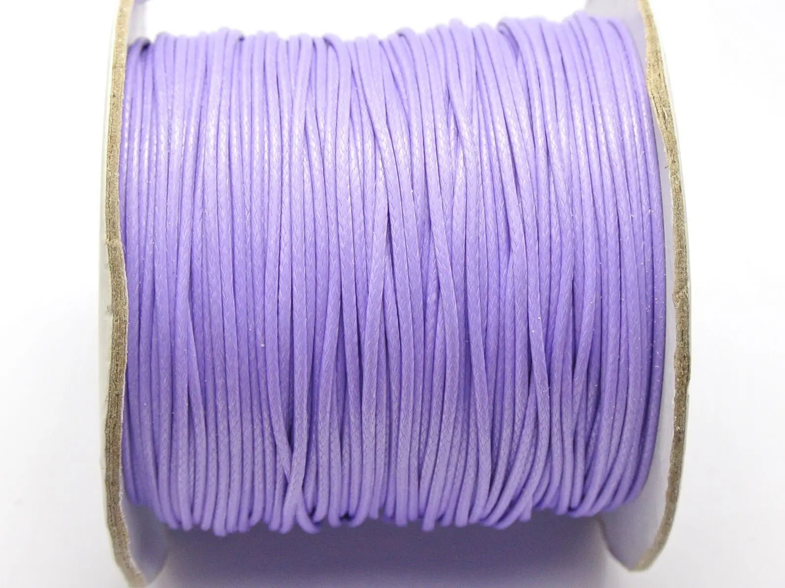 100 Yards Purple Korean Waxed Cord String Thread 1mm for Bracelet