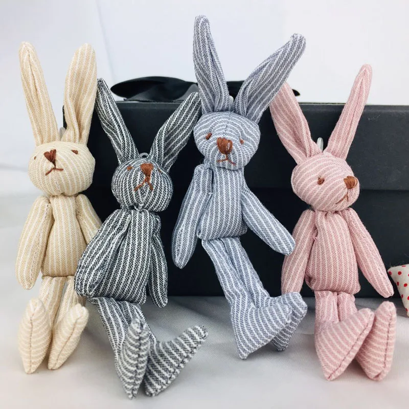 Мини кролик мягкие плюшевые игрушки 12 см 100 шт. маленький подвеска pelucia детский