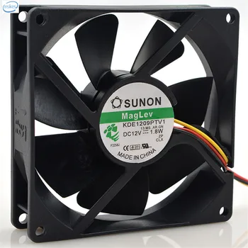 

Original KDE1209PTV1 Computer Blower Cooling Axial Fan DC 12V 1.8W 0.15A 9025 90*90*25mm 2800RPM 3 Wires