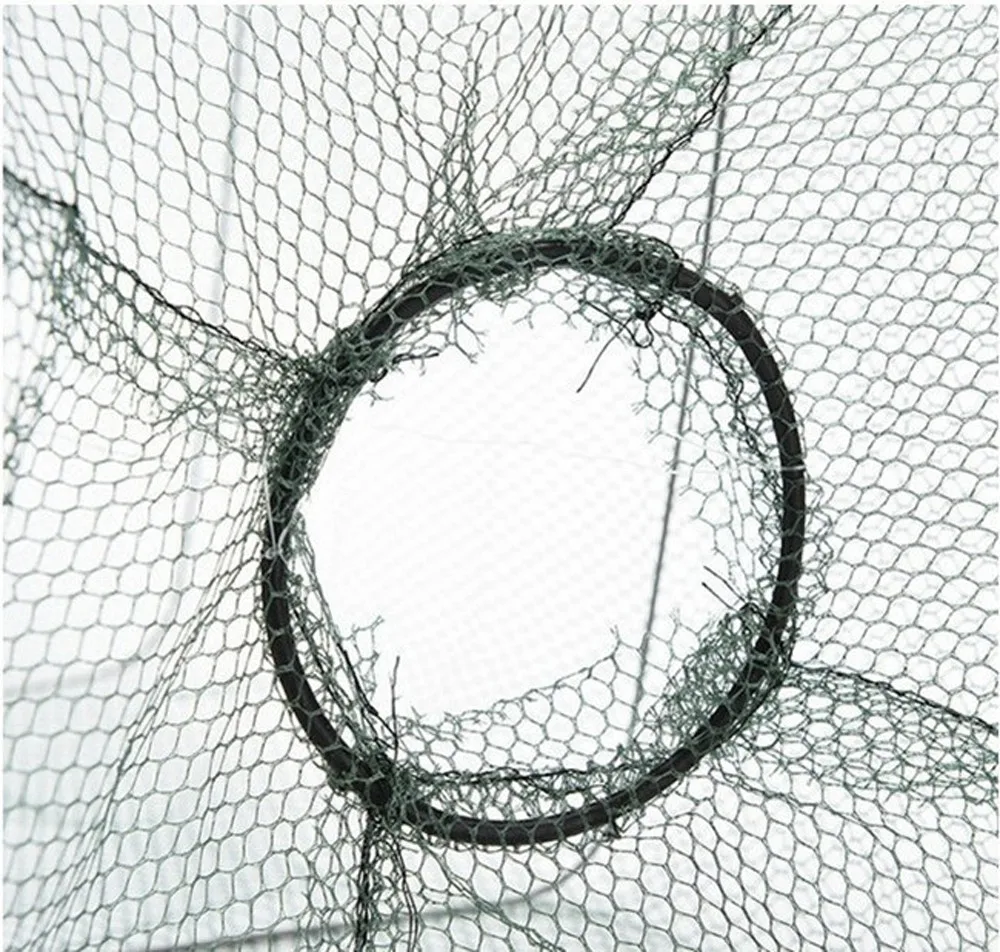 Новая Складная Рыба Гольян для рыбалки в виде краба приманки креветки Накидная рыболовная сеть клетка