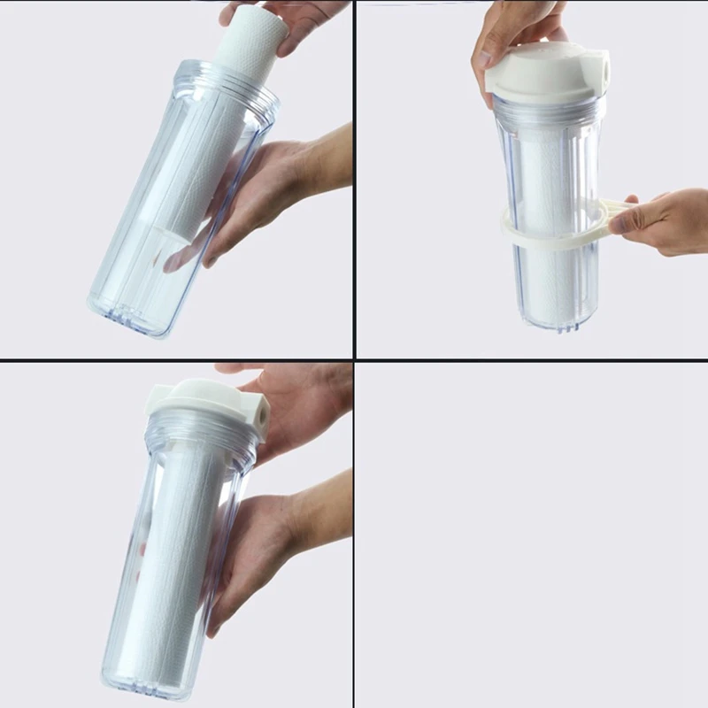 DMWD 5PCS/LOT 10 Inch Water Purifier PP Cotton Filter Water Filter Cartridge Water Purification System 1 Micron DMWD 5PCS/LOT 10 Inch Water Purifier PP Cotton Filter Water Filter Cartridge Water Purification System 1 Micron