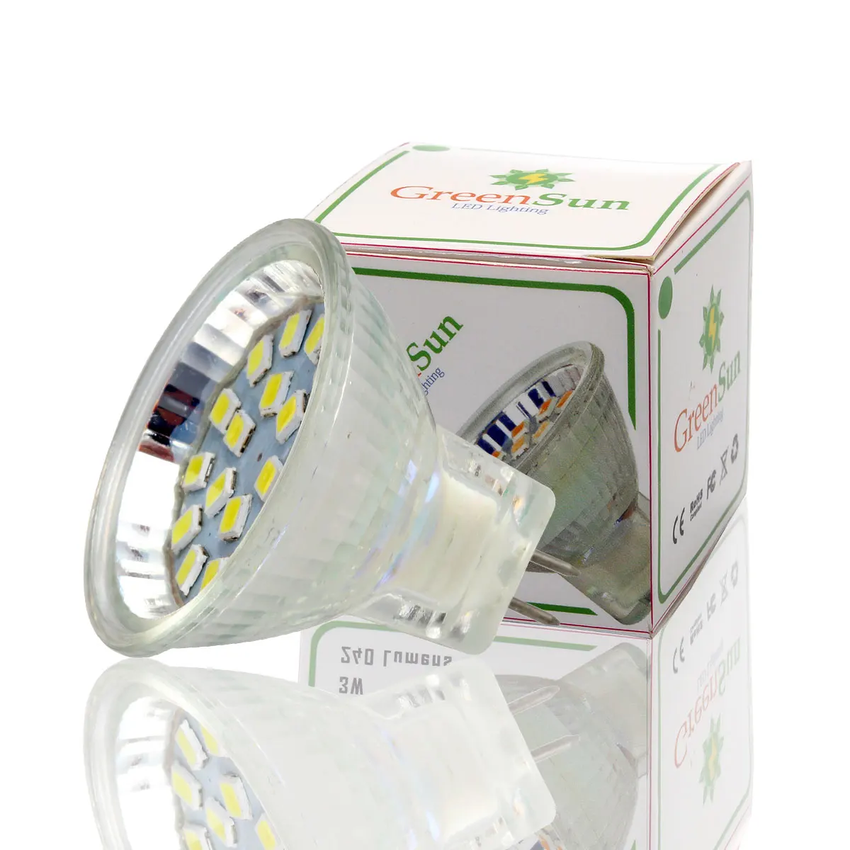 GreenSun 10 шт./комплект 2 5 Вт 3 MR11 Светодиодный точечный светильник GU4 светодиодный 2835