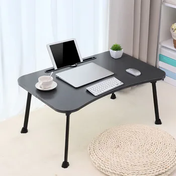 

Large Bed Tray Foldable Portable Multifunction Laptop Desk Lazy Laptop Table Folding lazy laptop computer desk stand for study