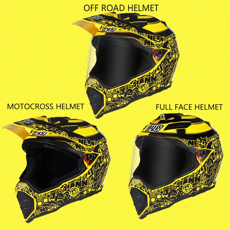 

BYE New Motorcycle Helmet Men Full Face Helmet Moto Riding ABS Material Adventure Motocross Helmet Motorbike DOT Certification#