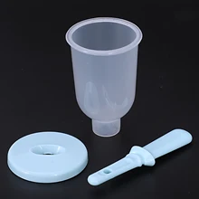 Формы для мороженого, BPA-Free Пластиковый самодельный лед формы для крема, набор из 6 многоразовых мини-формы для мороженого для йогурта закуски десерты(маленькие