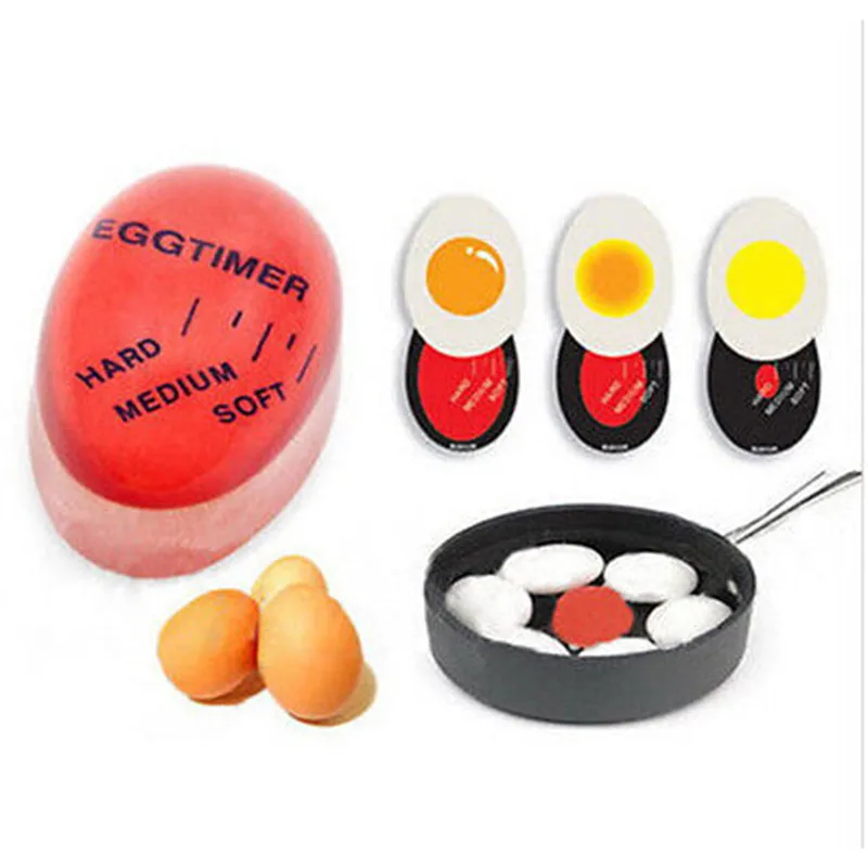 Яйца с сигналом Яйцо Таймер Кухонные принадлежности яйцо идеальный цвет изменение идеальный вареные яйца кухонная утварь