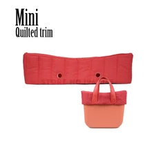 Neue Mini Obag Gesteppte Trim Dekoration für Obag Mini Tasche Körper O Tasche