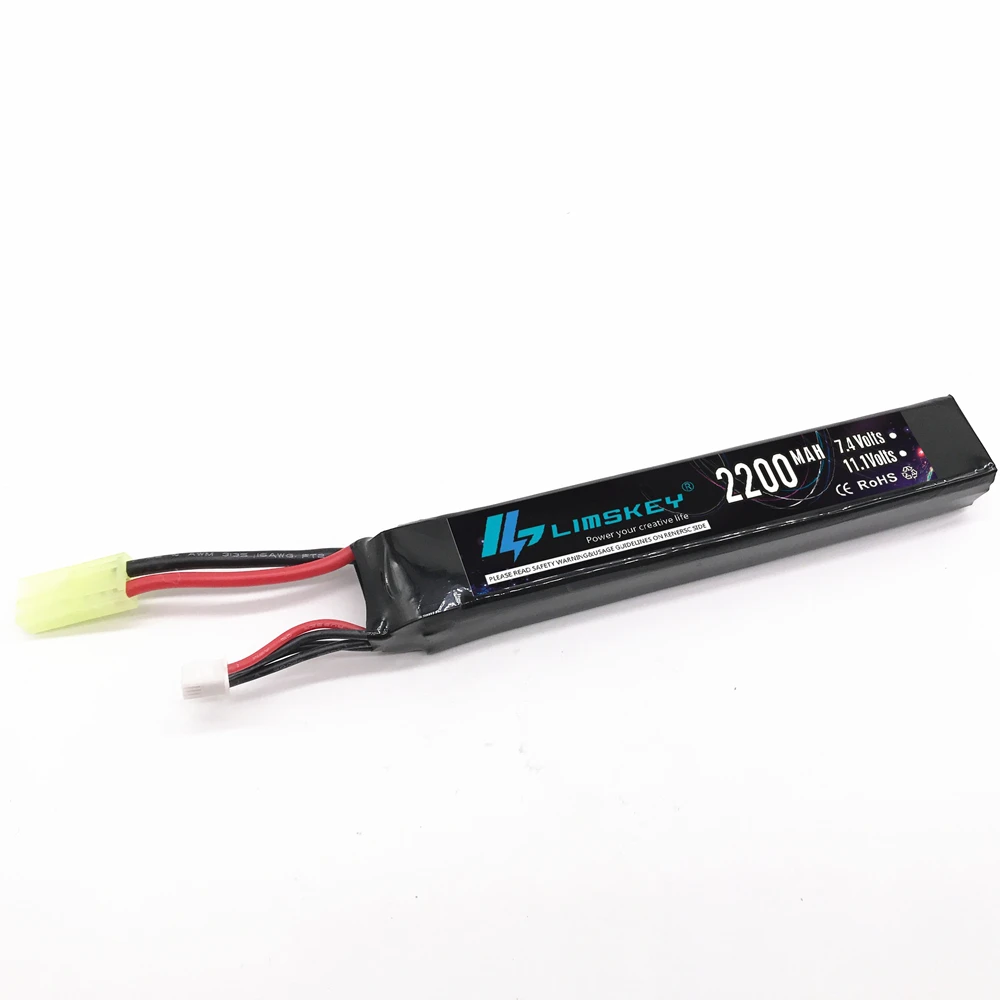 Limskey 11.1V 2200mAh 30C Max 60C 3S Mini Airsoft gun RC Model Helicopter Quadcopter RC LiPo Battery Airsoft Gun Battery