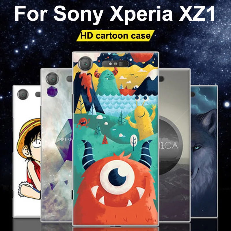 For Sony Xperia XZ1 Case Hard PC Slim back Cover G8342 case Shockproof hard plastic bumper cases XZ 1 coque | Мобильные телефоны и