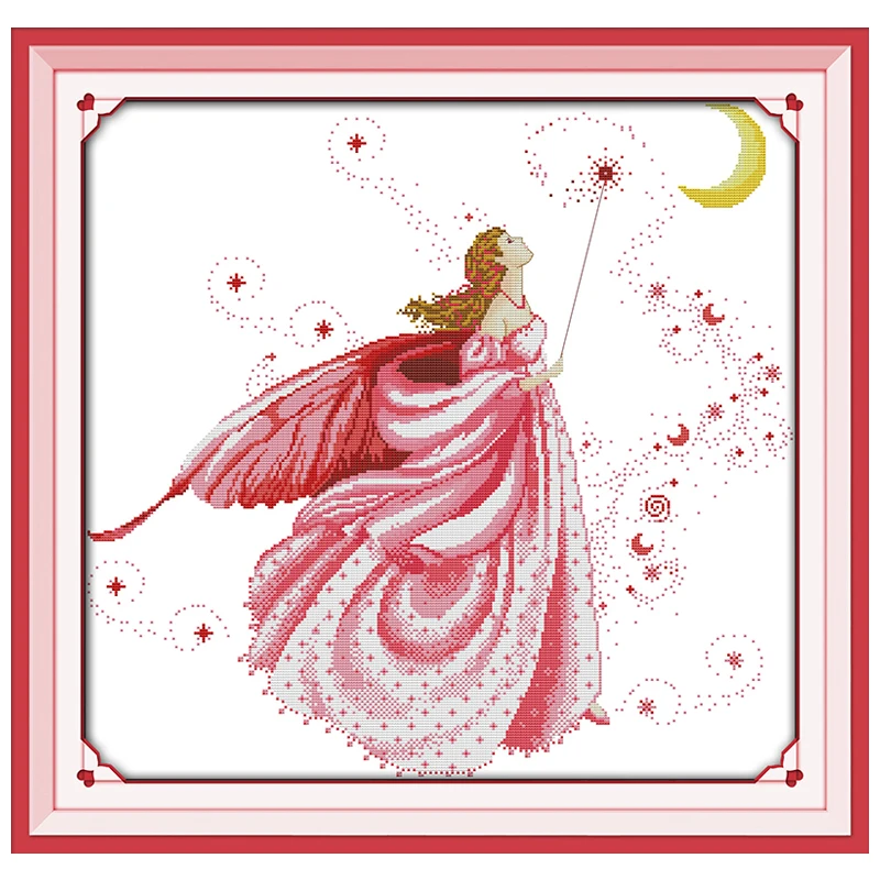 

Only Love Counted Cross Stitch 11CT Printed 14CT Handmade Cross Stitch Set Chinese Cross-stitch Kits Embroidery Needlework