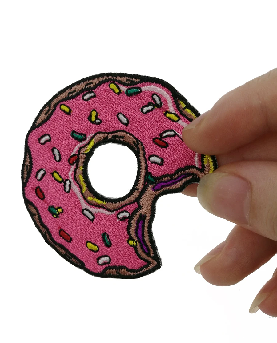 PHD0003 (8)Colourful Sweet Donut Embroidery Patch