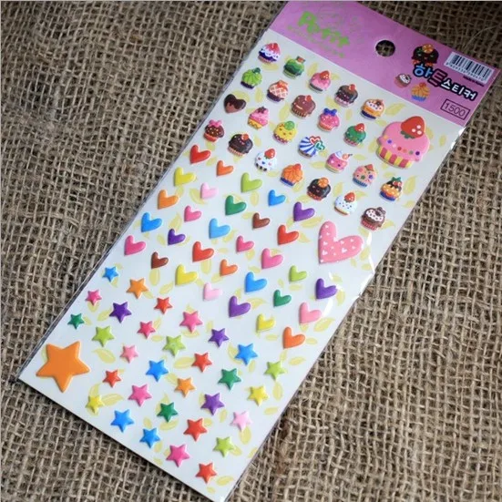 

For DIY ALBUM PHOTO SCRAPBOOK Decoration Bubble Stickers 1sheet /set free shipping