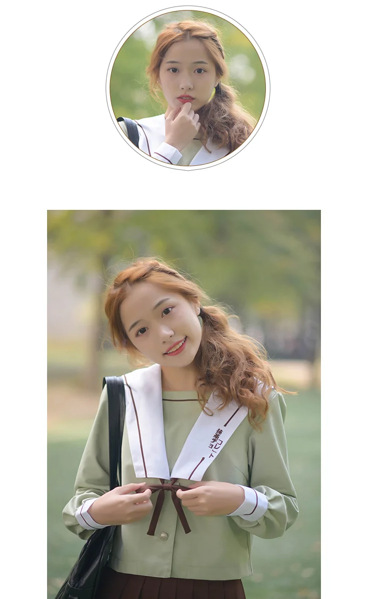 2018 новый японский/корейские милые девушки костюм моряка студент школьная форма комплекты одежды длинные рубашки + юбка + комплекты