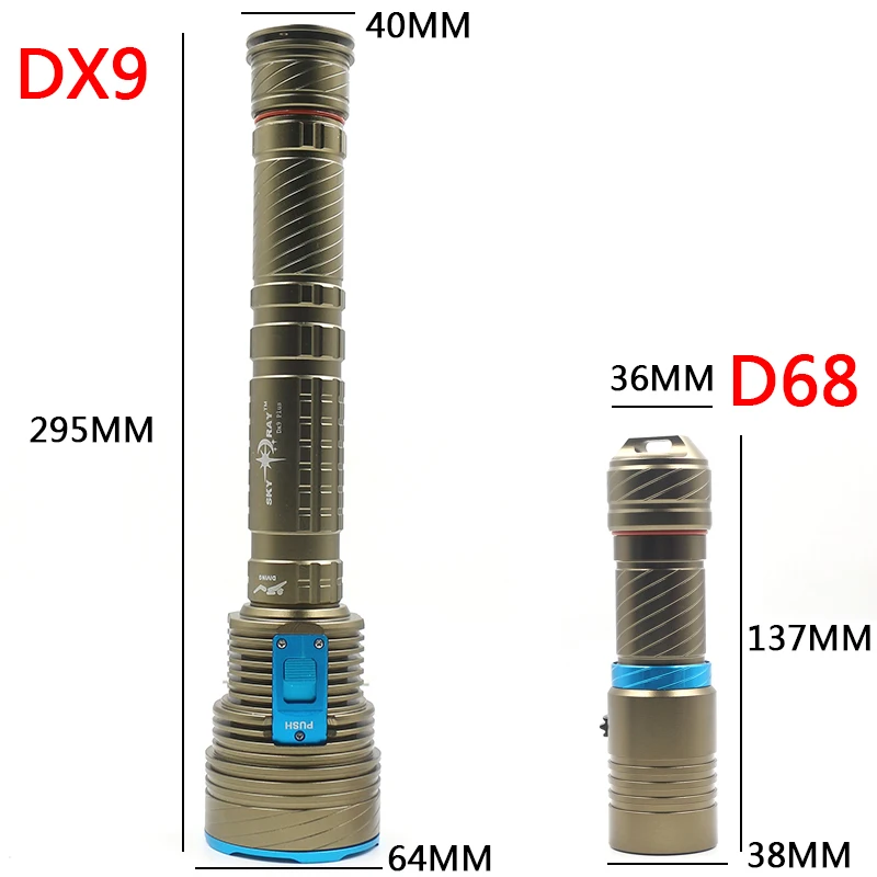 Litwod Z20DX9 CREE XM-L T6 9 светодиодный 10000 люменов дайвинг вспышка светильник фонарь светильник водонепроницаемый подводный 100 м на 26650 батареи