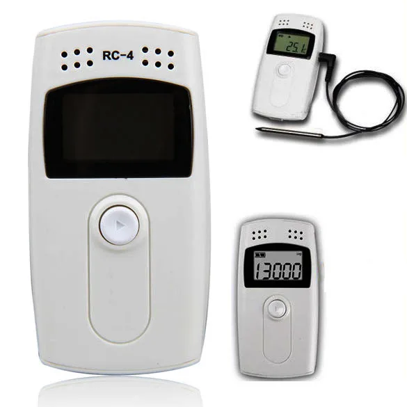 

USB Temperature Recorder LCD Digital Temperature Data Logger -30 ~60 Degrees Datalogger Recorder with External Sensor
