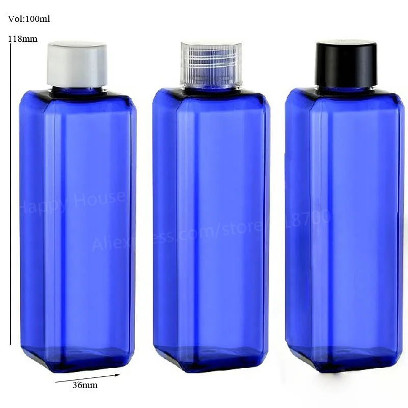 Download 24 x 100ml Wholesale Cobalt Blue DIY Flat Square Shoulder ... Yellowimages Mockups