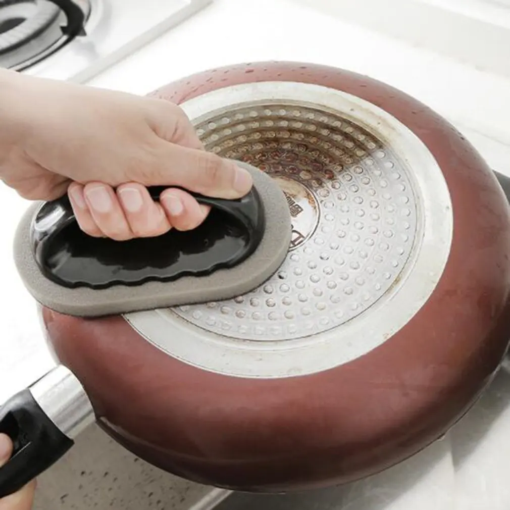 

Touching Nature Magic Strong Decontamination Sponge Bath Brush Tiles Kitchen Bathroom Cleaning Brush Plastic Handle Clean Tools