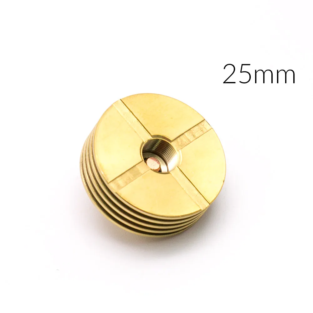 25mm Gold Volcanee 510 адаптер с капельным наконечником теплоотвод металлический 22 мм 24 мм 25 мм для 510 нить RDA RTA RDTA атомайзер электронные сигареты Vape аксессуары - Цвет: 25mm Gold