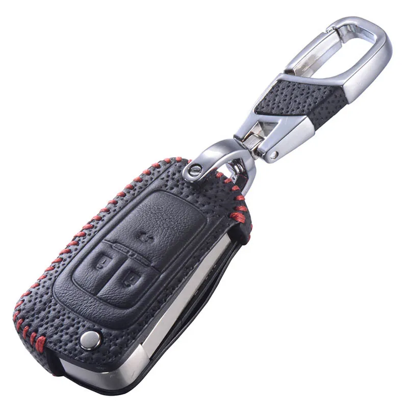 Роскошный качественный чехол для ключей из натуральной кожи для Opel Corsa Antara Meriva Zafira Mokka Vauxhall Chevrolet Cruze Aveo чехол для ключей