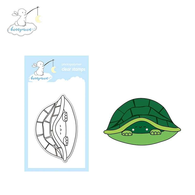 

CH Hibernation turtle Transparent Clear Silicone Stamp/Seal for DIY scrapbooking/photo album Decorative clear stamp sheets
