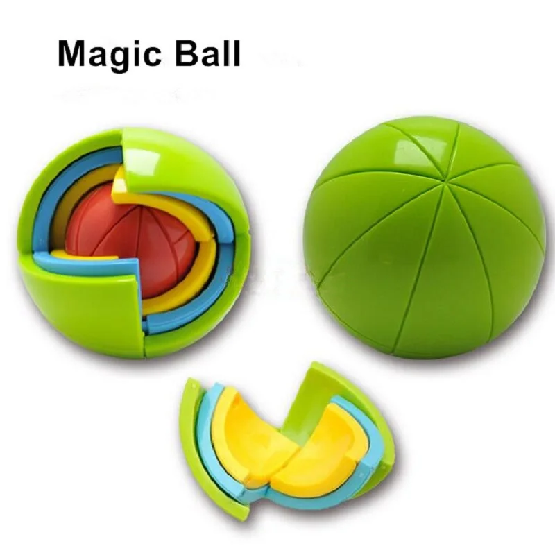 

2Hot Sale 3D Magic Ball Educational Maze Toys Intellect Cubes Puzzles Intelligence Games For Kids IQ Logical Training