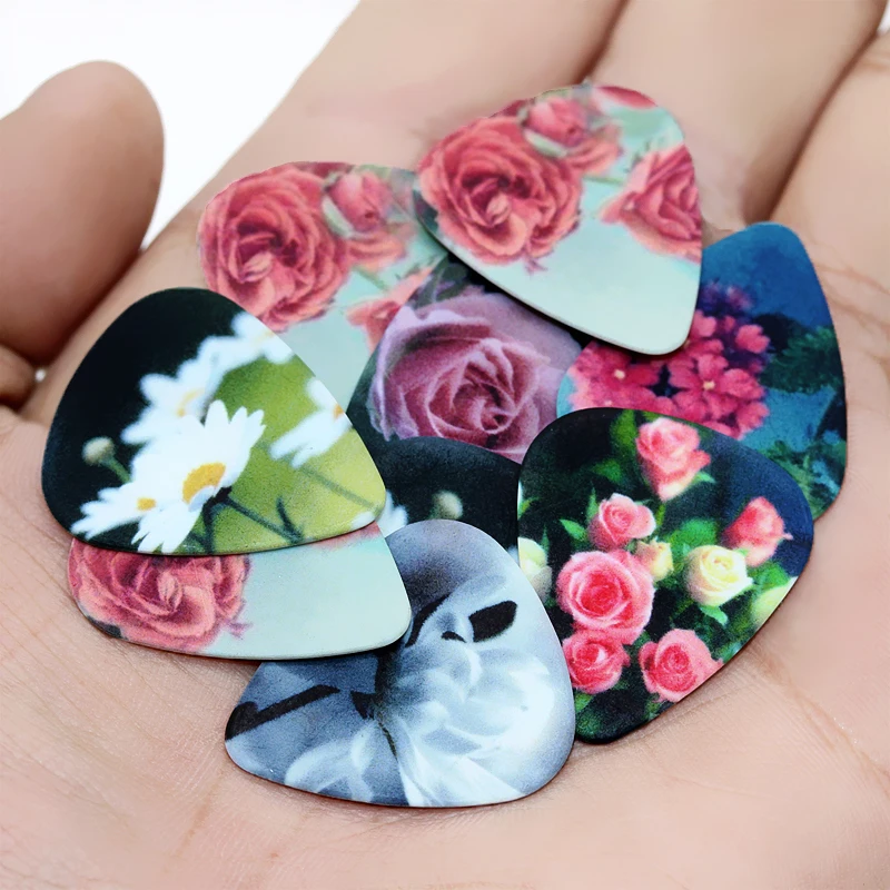 10 шт. Двухсторонние серьги гитары 0 71 мм|guitar picks|pick guitardiy guitar |