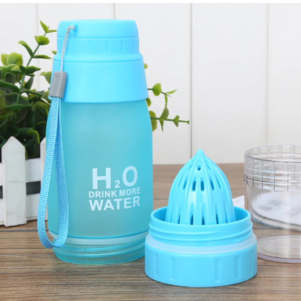Новая креативная бутылка для воды H2O объемом 650 мл питья велосипеда путешествий