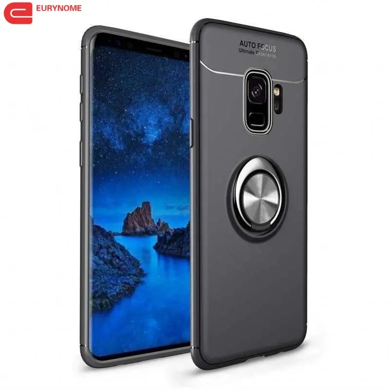 

Case For Samsung galaxy S9 Super Simple design with Ring holder plastic TPU Cover case for Samsung galaxy s9 plus case