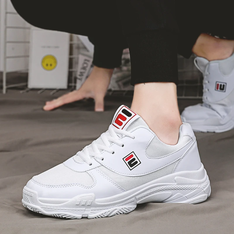 

Boys Spring Leather Leisure Sports Shoes Student Campus Lace Up casual shoe